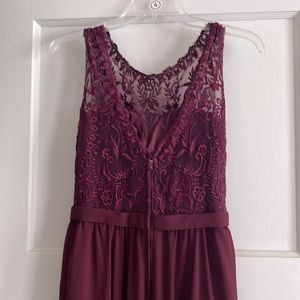 Kennedy Blue Bordeaux bridesmaids dress size US4